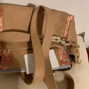 Hammitt Tan and Multicolor Crossbody Bag